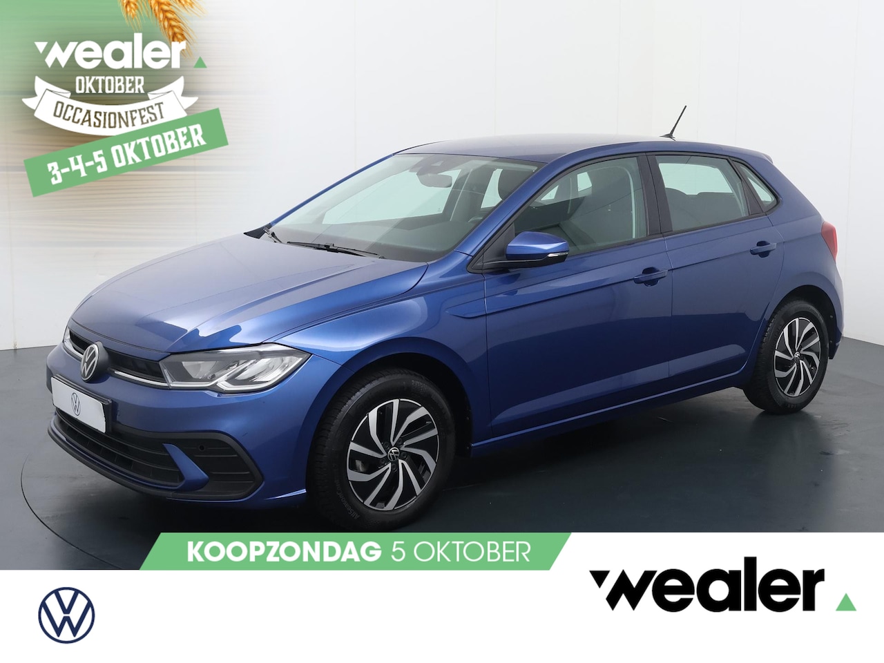 Volkswagen Polo - 1.0 TSI Life | 95 PK | Adaptive cruise control | Parkeersensoren | LED verlichting | Apple - AutoWereld.nl