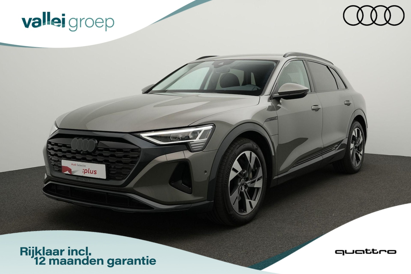 Audi Q8 e-tron - 50 quattro Edition 95 kWh 340 pk | Luchtvering | Achteruitrijcamera | Navigatie | Stoelver - AutoWereld.nl