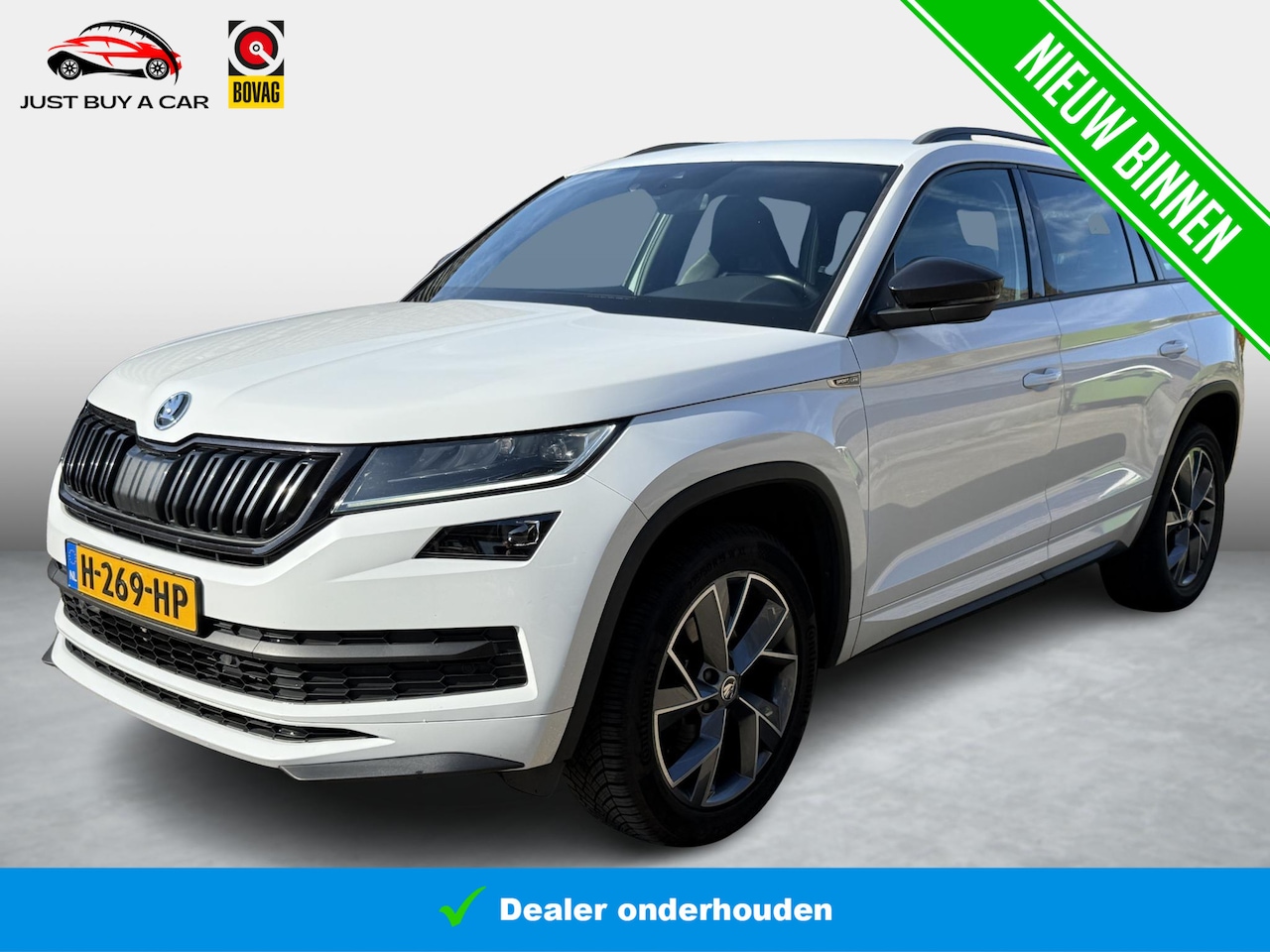 Skoda Kodiaq - 1.5 TSI Sportline Business Trekhaak / Dealeronderhouden / Stoelverwarming / Camera / - AutoWereld.nl