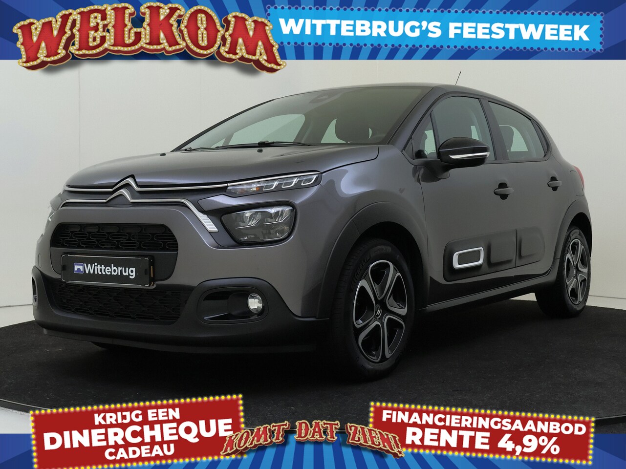 Citroën C3 - 1.2 PureTech 82PK Plus | Navigatie | Airco | Parkeerhulp | Cruise control | - AutoWereld.nl