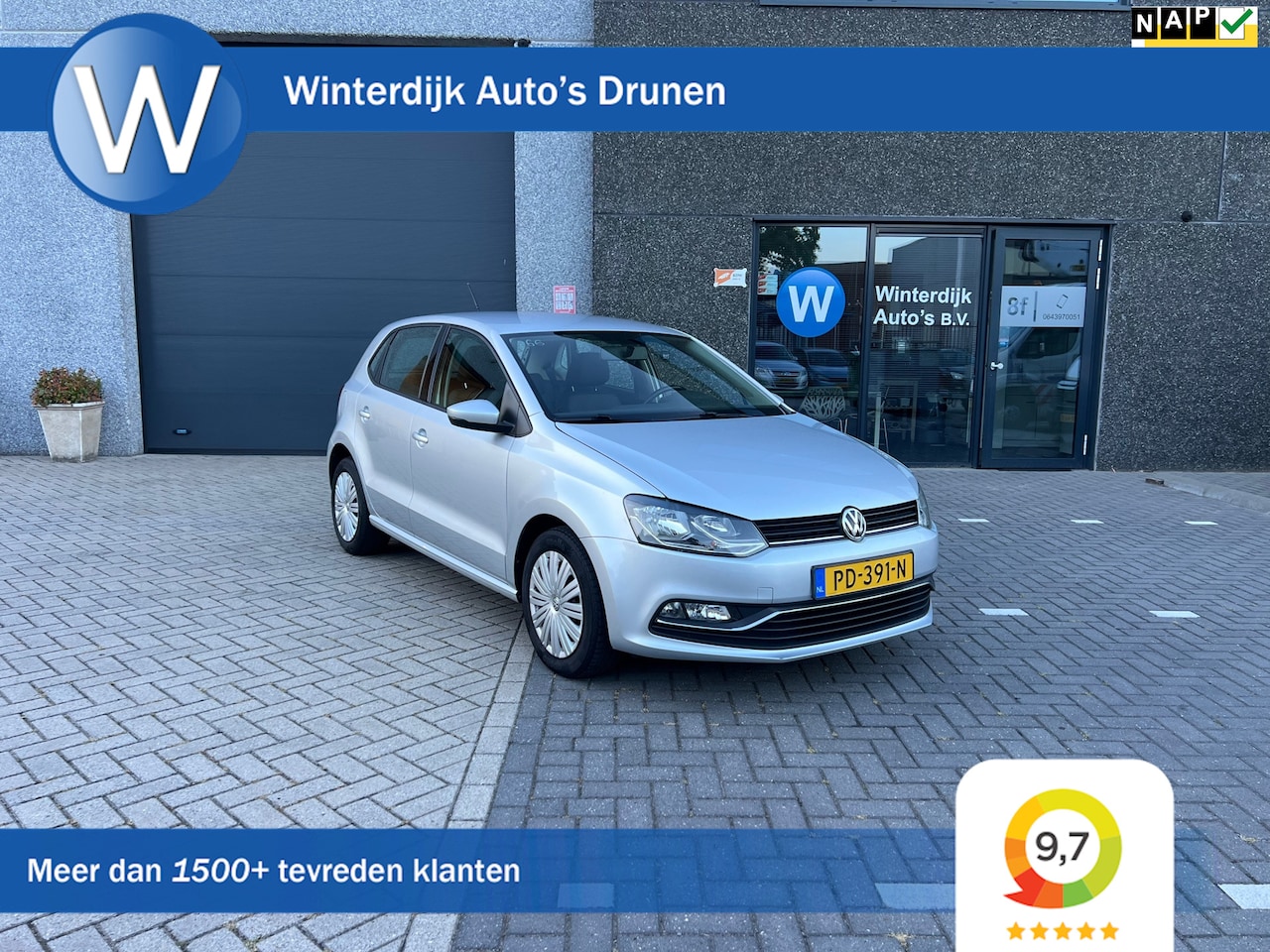 Volkswagen Polo - 1.2 TSI Comfortline Airco, Cruise, Bluetooth - AutoWereld.nl