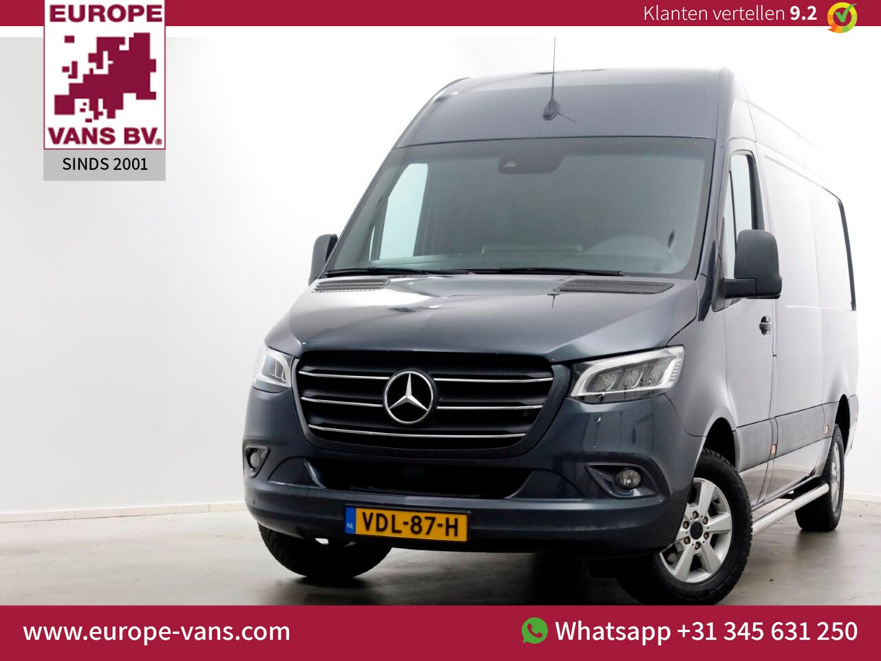 Mercedes-Benz Sprinter - 316 CDI 163pk E6 RWD L2H2 7G Automaat LED/Camera Trekhaak 2800kg 11-2019 - AutoWereld.nl