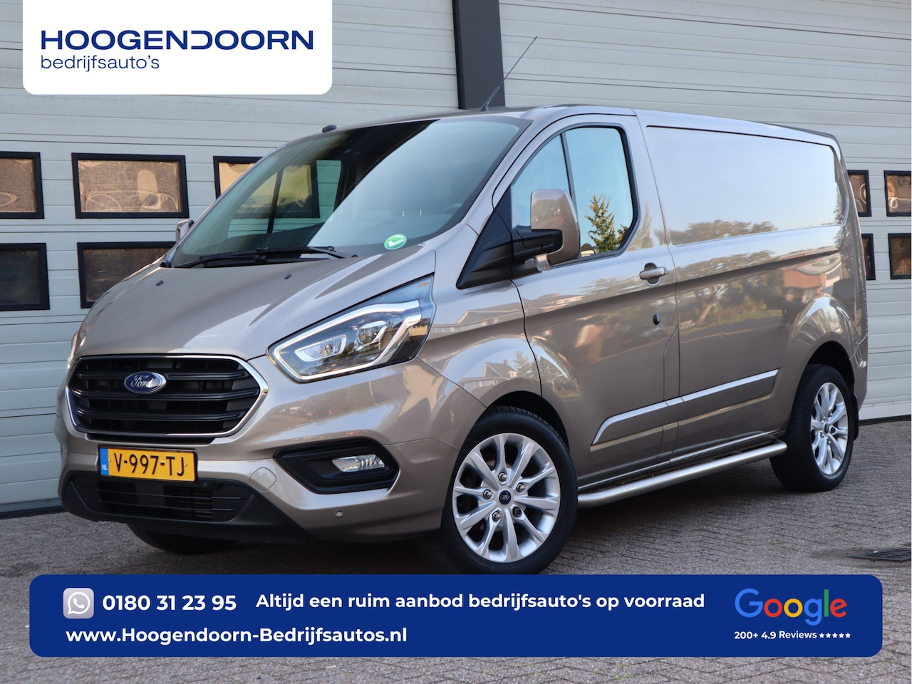Ford Transit Custom - 2.0 TDCI 131pk Automaat Euro 6 - Trekhaak - Navi - Camera - AutoWereld.nl