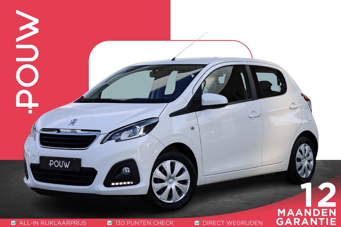 Peugeot 108 - 1.0 e-VTi 72pk Active | Bluetooth | Airco - AutoWereld.nl
