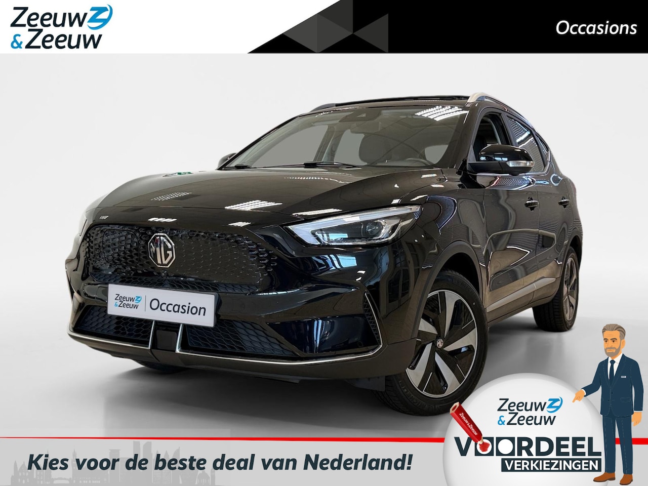 MG ZS - EV | 50 KWH | COMFORT | LEDER | PANODAK | TREKHAAK | DEALERONDERHOUDEN | - AutoWereld.nl