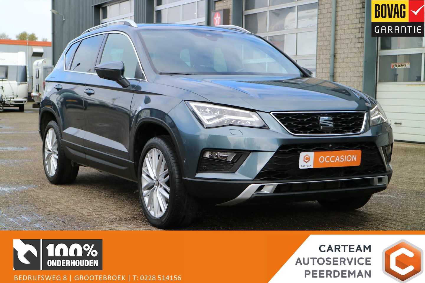 SEAT Ateca - 1.4 EcoTSI Xcellence | DSG | Panorama! | Trekhaak! | Camera! | - AutoWereld.nl