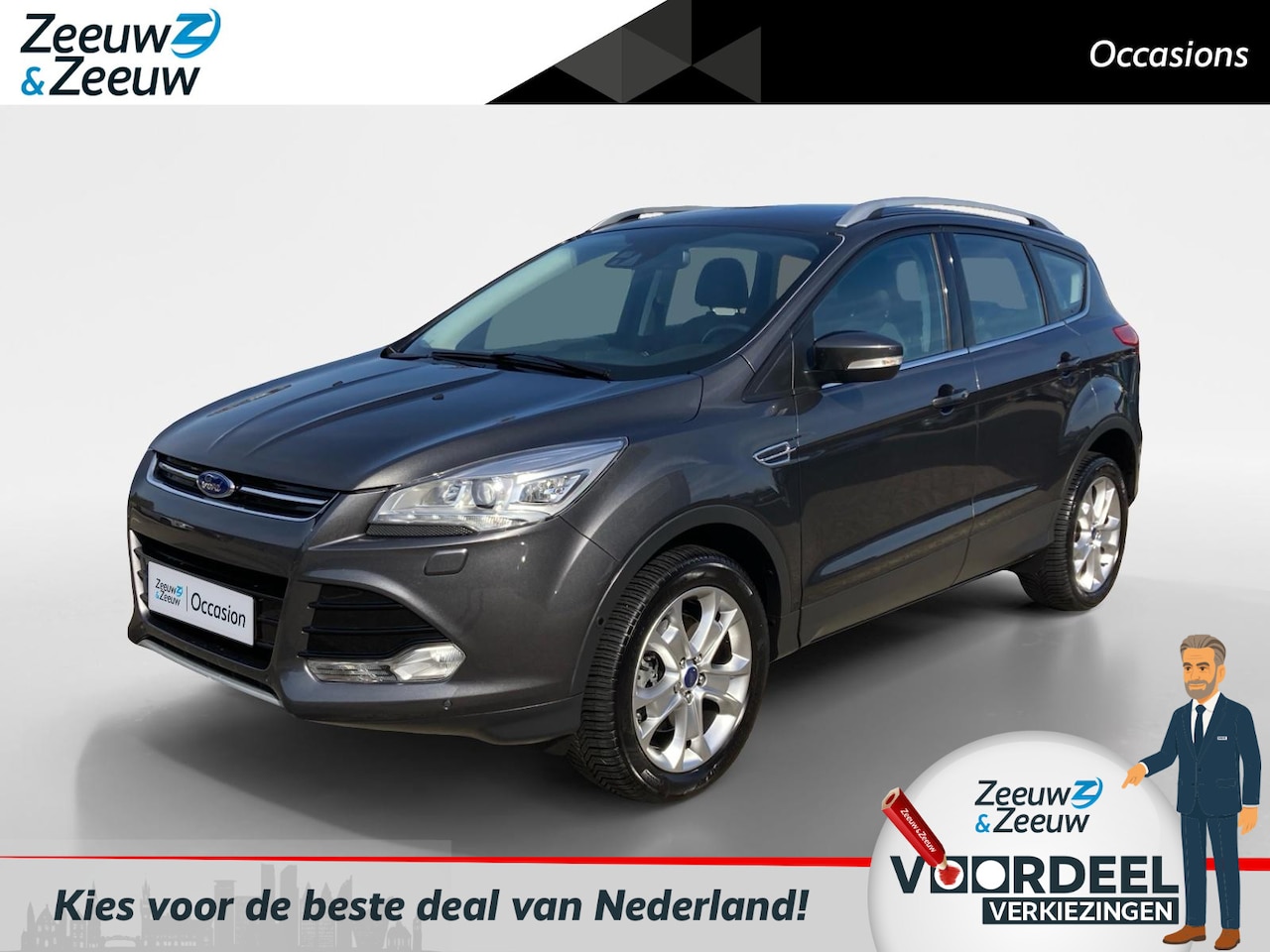 Ford Kuga - 1.5 Titanium 4WD | Automaat | Full options! | Trekhaak | Navi | Elek. achterklep - AutoWereld.nl