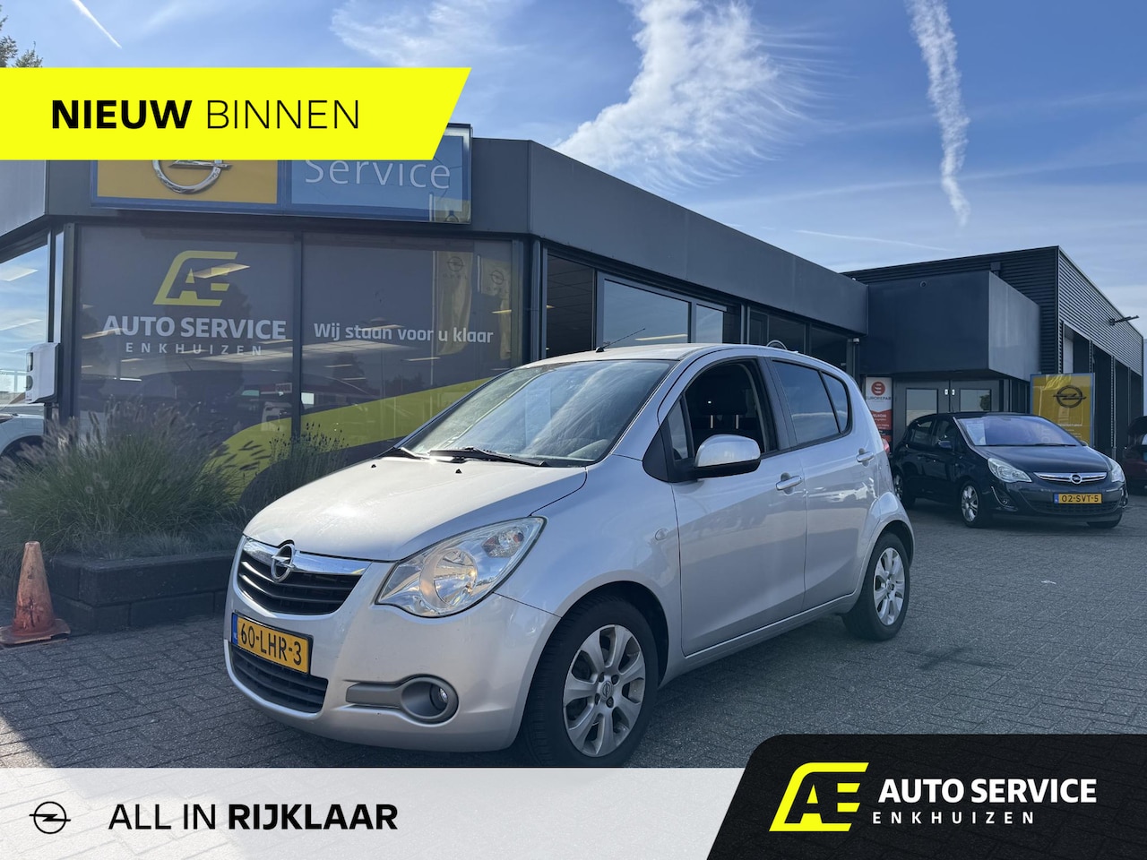 Opel Agila - 1.2 Edition Automaat AUTOMAAT - RIJKLAAR  In nieuwstaat met beurt en 6m garantie ! zeer la - AutoWereld.nl