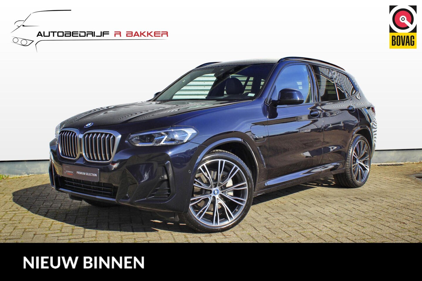 BMW X3 - xDrive30e M Sport // BTW | 21 inch | Leer | Shadow Line | HUD | Camera | Carbon Schwarz | - AutoWereld.nl