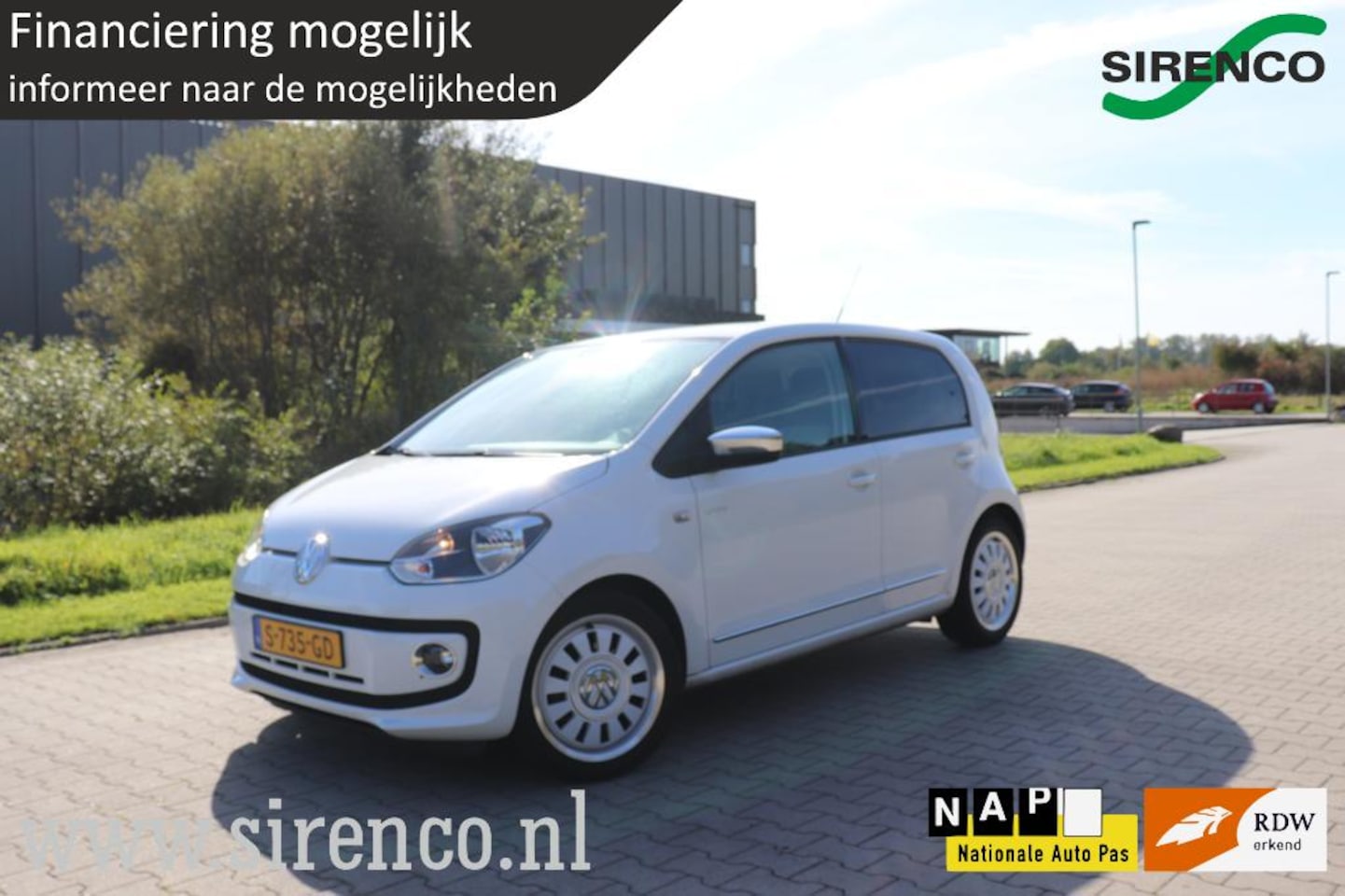 Volkswagen Up! - 1.0 high up! BlueMotion navigatie bluetooth airco 5-deurs - AutoWereld.nl