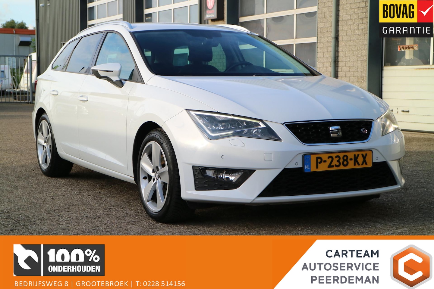 SEAT Leon ST - 1.4 EcoTSI FR Connect | Carplay | LED | Goed Onderhouden! | - AutoWereld.nl