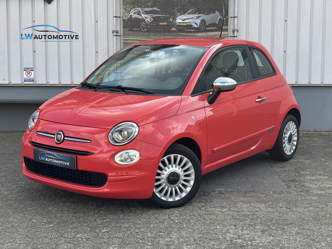 Fiat 500 - 1.2 Popstar | Rosso Corallo | Airco | Lichtmetalen velgen - AutoWereld.nl