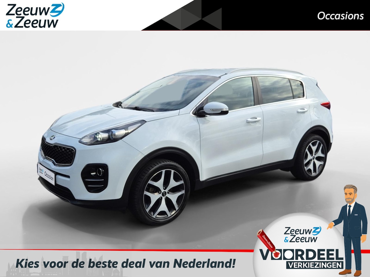 Kia Sportage - 1.6 GDI DynamicLine | Airco | Navi | Camera | Dashcam | Cruise Control | Bluetooth | - AutoWereld.nl
