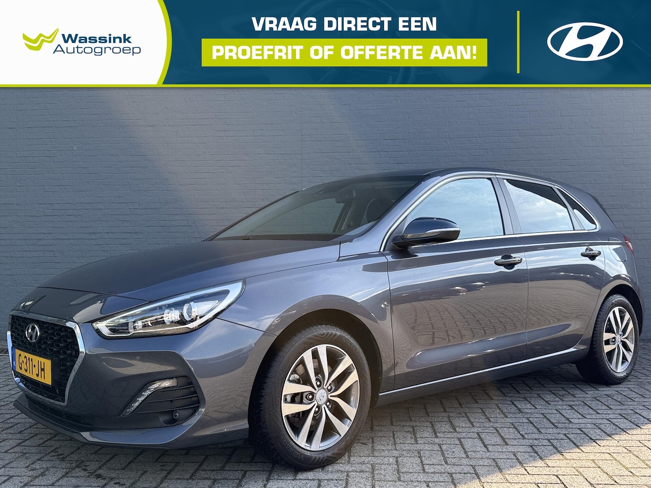 Hyundai i30 - 1.0 T-GDi 120pk Premium | Cruise Control | Climate Control | Apple Carplay & Android Auto - AutoWereld.nl