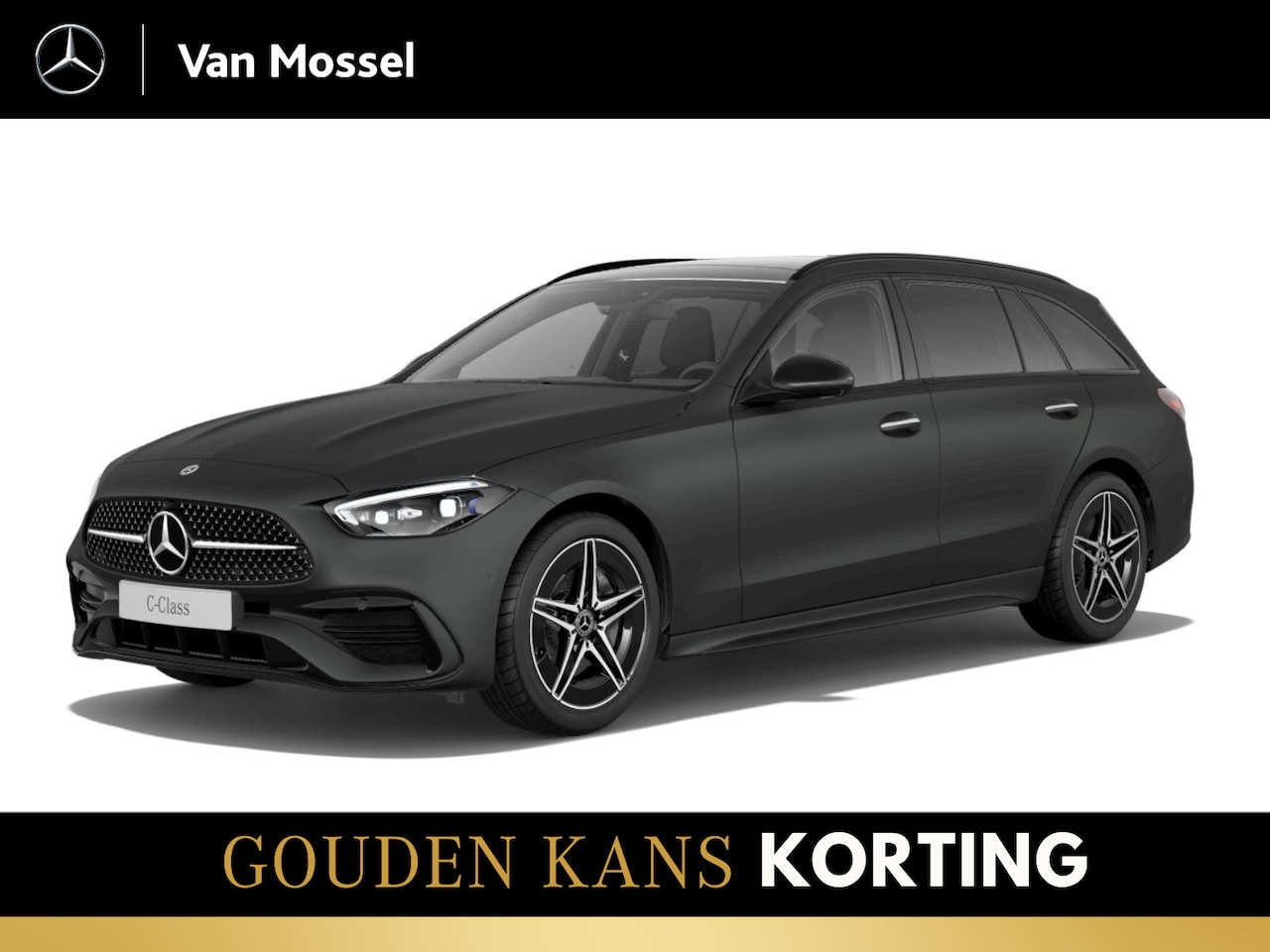 Mercedes-Benz C-klasse Estate - 200 AMG Line / 360Graden-Camera / Stoelverwarming / Night-Pakket / Memory-Stoelen / Panaro - AutoWereld.nl