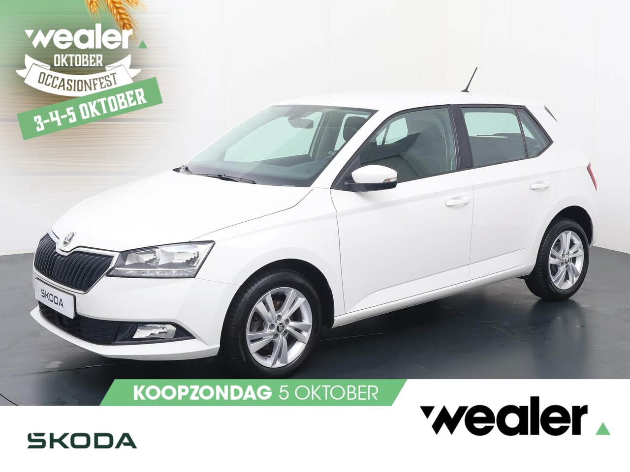 Skoda Fabia - 1.0 TSI Ambition | 95 PK | Climate control | Cruise control | Apple Carplay/Android Auto | - AutoWereld.nl