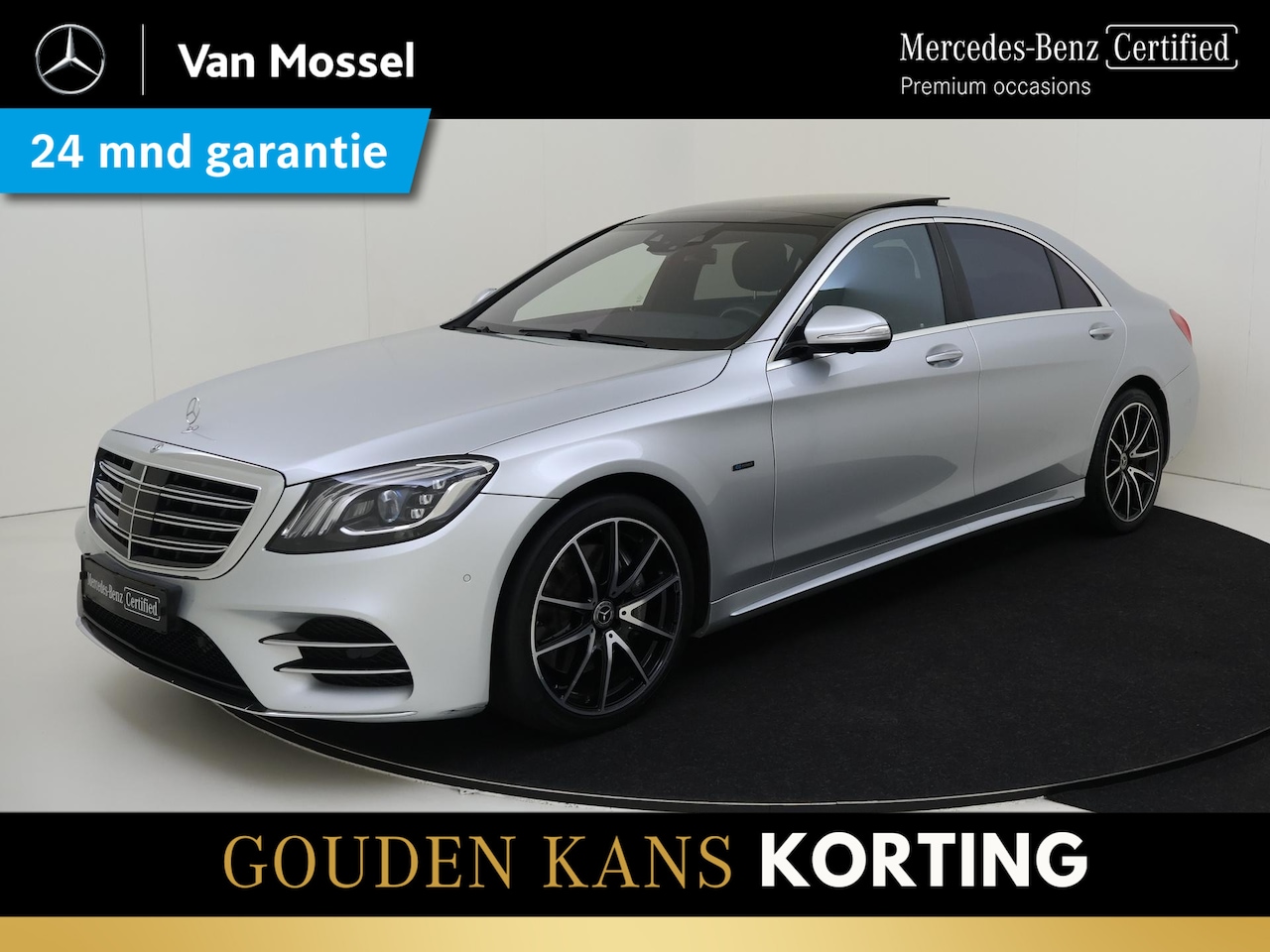 Mercedes-Benz S-klasse - 560 e Lang Premium Plus /AMG /Panoramadak /Burmester /Rijassistentiepakket /HUD /360 Camer - AutoWereld.nl