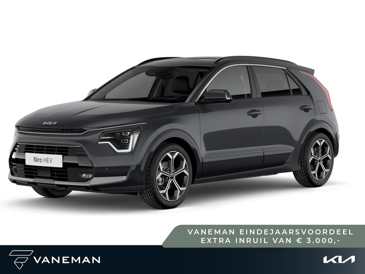Kia Niro - 1.6 GDi Hybrid DynamicLine | Cruise control adaptief met Stop&Go en stuurhulp | Navigaties - AutoWereld.nl