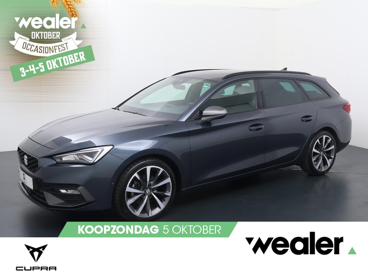 SEAT Leon Sportstourer - 1.5 TSI FR Launch Edition Technology winter | Camera | Achterklep elektrisch | Stoelverwar - AutoWereld.nl