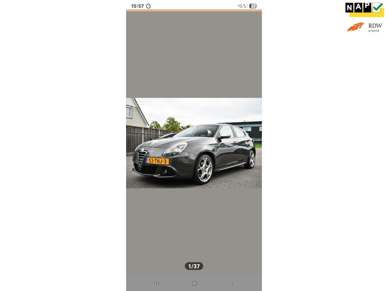 Alfa Romeo Giulietta - 1.4 T Distinctive 1.4 T Distinctive - AutoWereld.nl