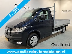 Volkswagen Transporter - 2.0 TDI L2 Open Laadbak / Euro 6 / Airco / Cruise Control / CarPlay / 3-Zits / 18.900 KM
