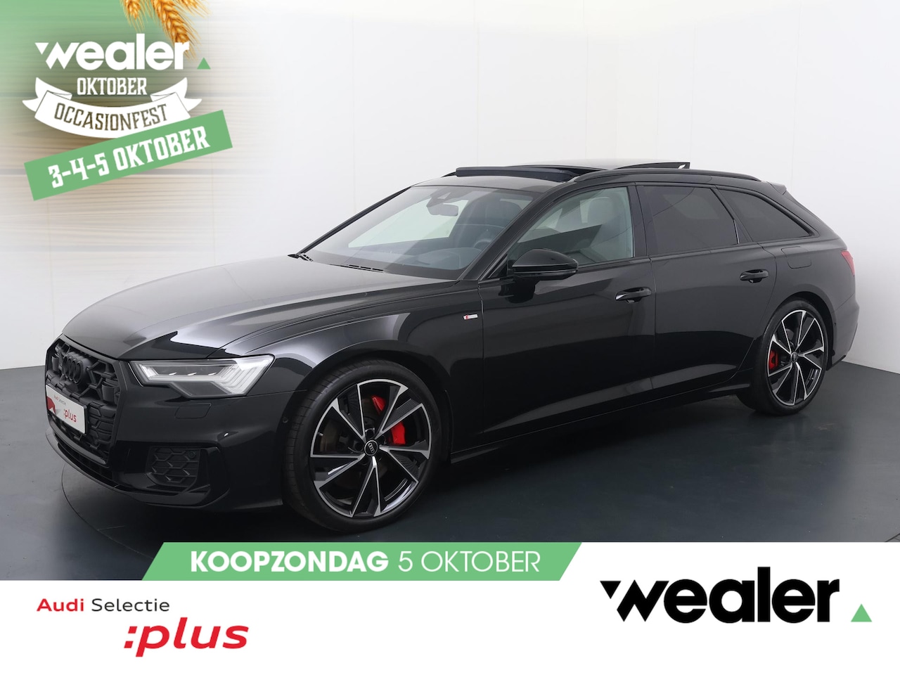 Audi A6 Avant - 55 TFSI e quattro S edition Competition | 367 PK | SoH 93% | Panoramadak | Head-up display - AutoWereld.nl
