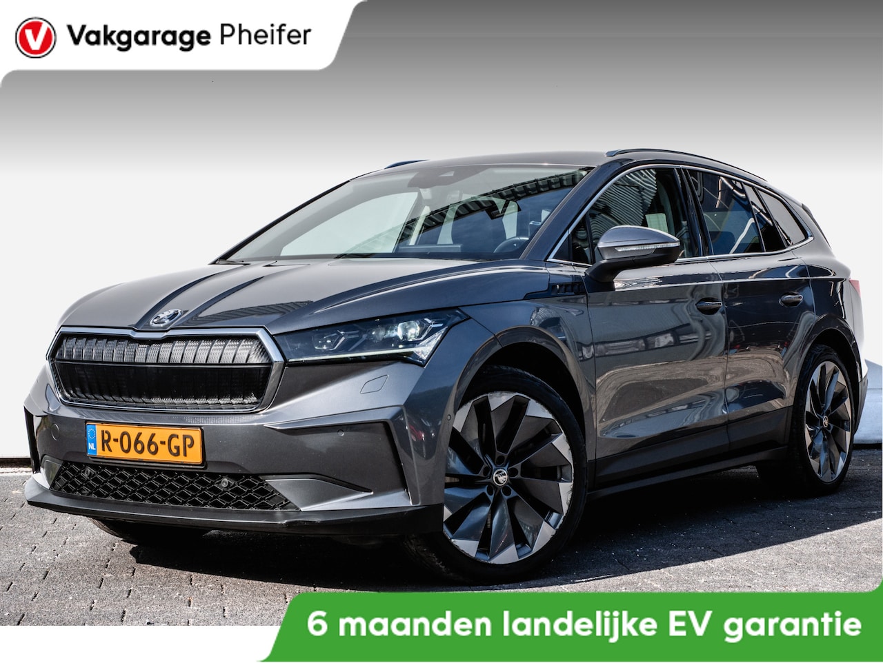 Skoda Enyaq iV - 80 Stuur+stoelverwarming/ Camera/ Adapt. cruise/ Matrix LED/ Carplay/ 21" Lmv - AutoWereld.nl