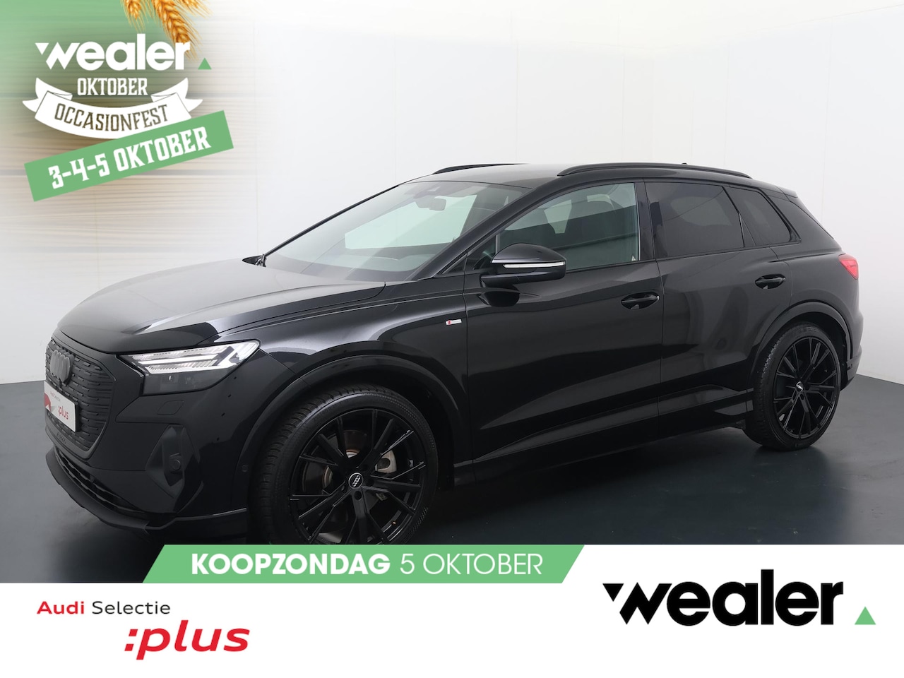 Audi Q4 e-tron - 40 S edition 77 kWh | 204 PK | SoH 93% | Automaat | Multifunctioneel stuurwiel | Cruisecon - AutoWereld.nl