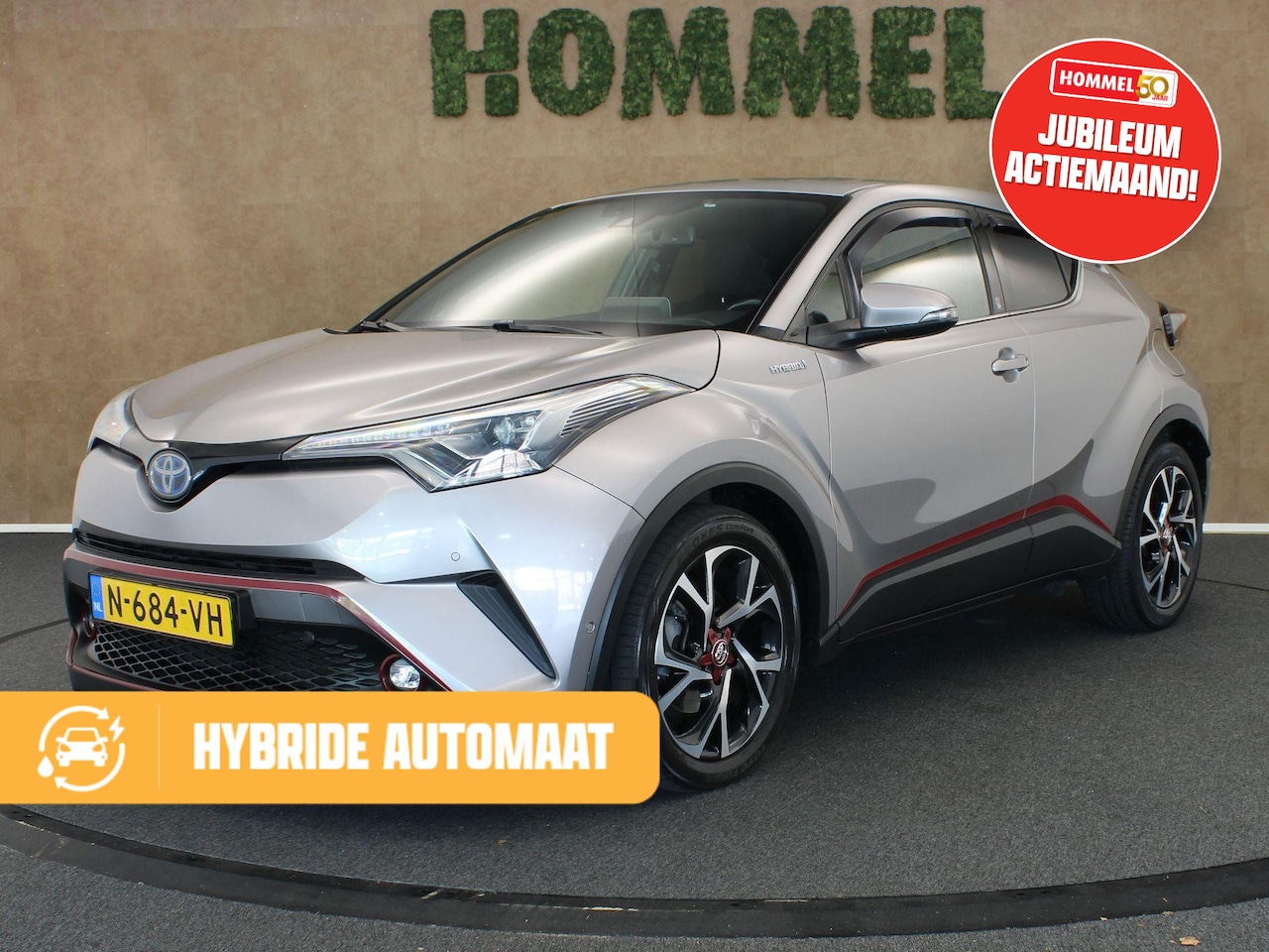 Toyota C-HR - 1.8 Hybrid Business Intro - AFNEEMBARE TREKHAAK - TREKGEWICHT 725 KG - NAVIGATIE - 18 INCH - AutoWereld.nl