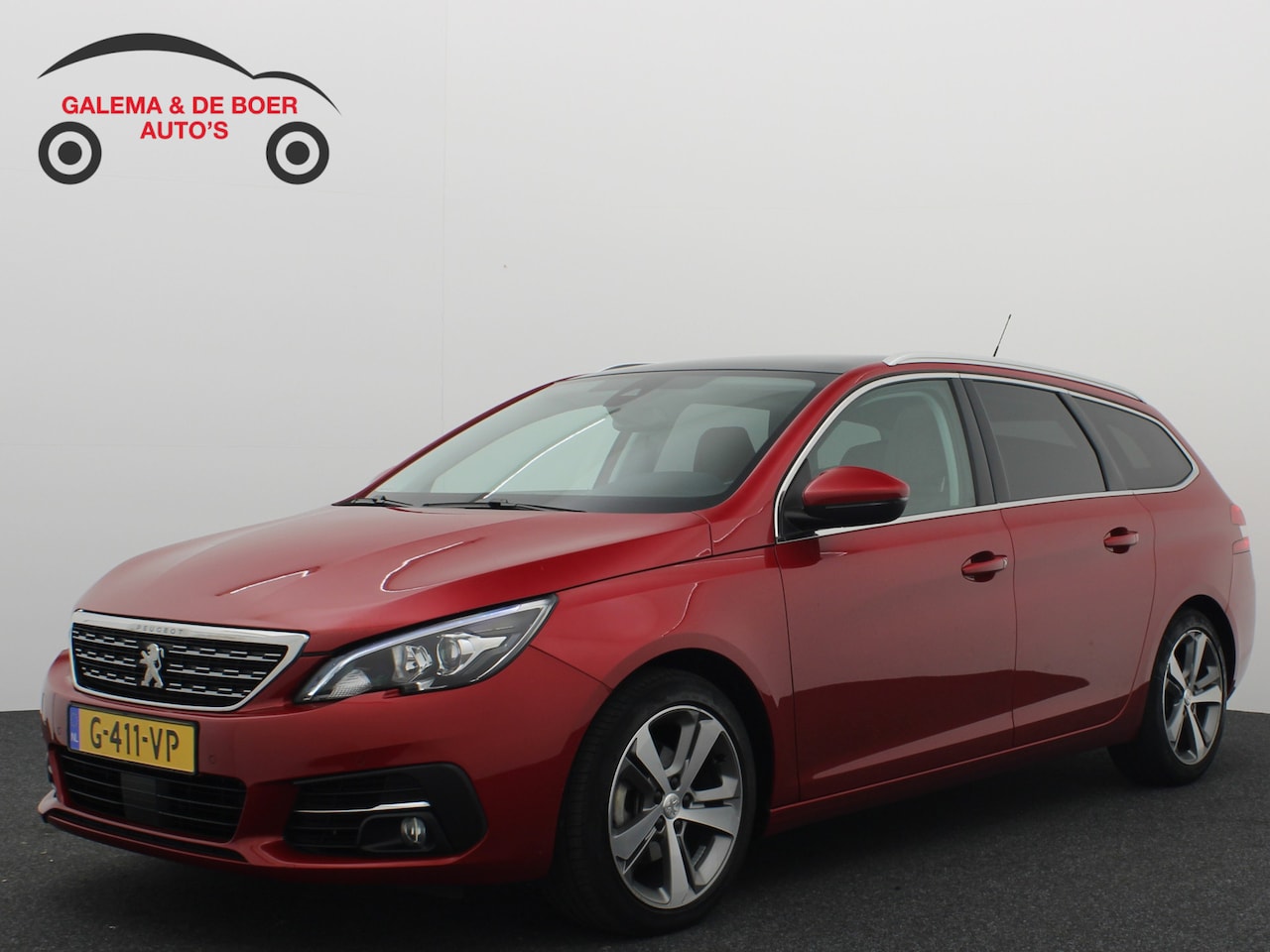 Peugeot 308 SW - 1.2 PureTech Blue Lease Premium 131PK / DRIEM VV / PANORAMADAK / COGNAC LEDER / STOELVERW - AutoWereld.nl