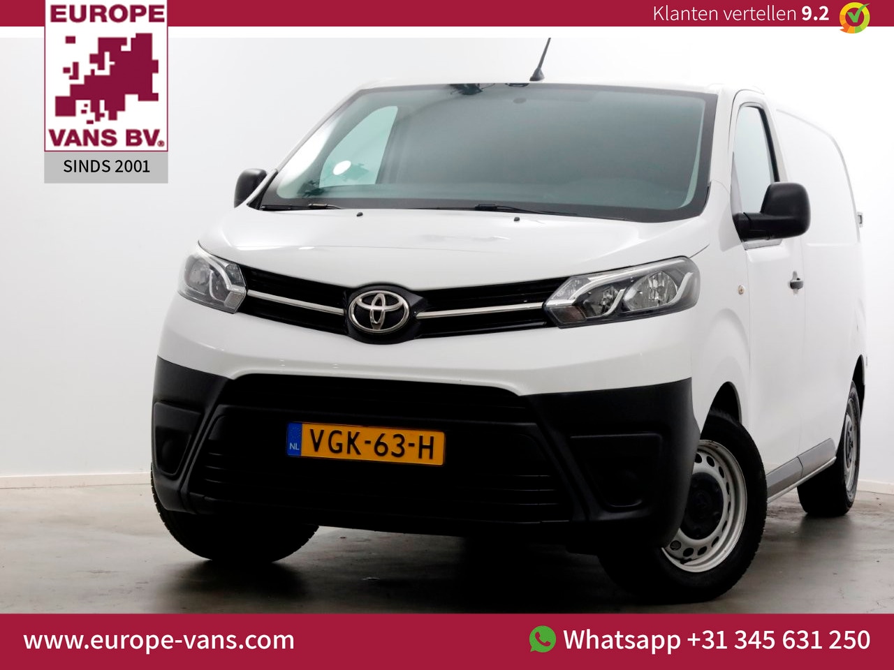 Toyota ProAce Worker - 1.5 D-4D 102pk M Cool Comfort Airco 08-2020 - AutoWereld.nl