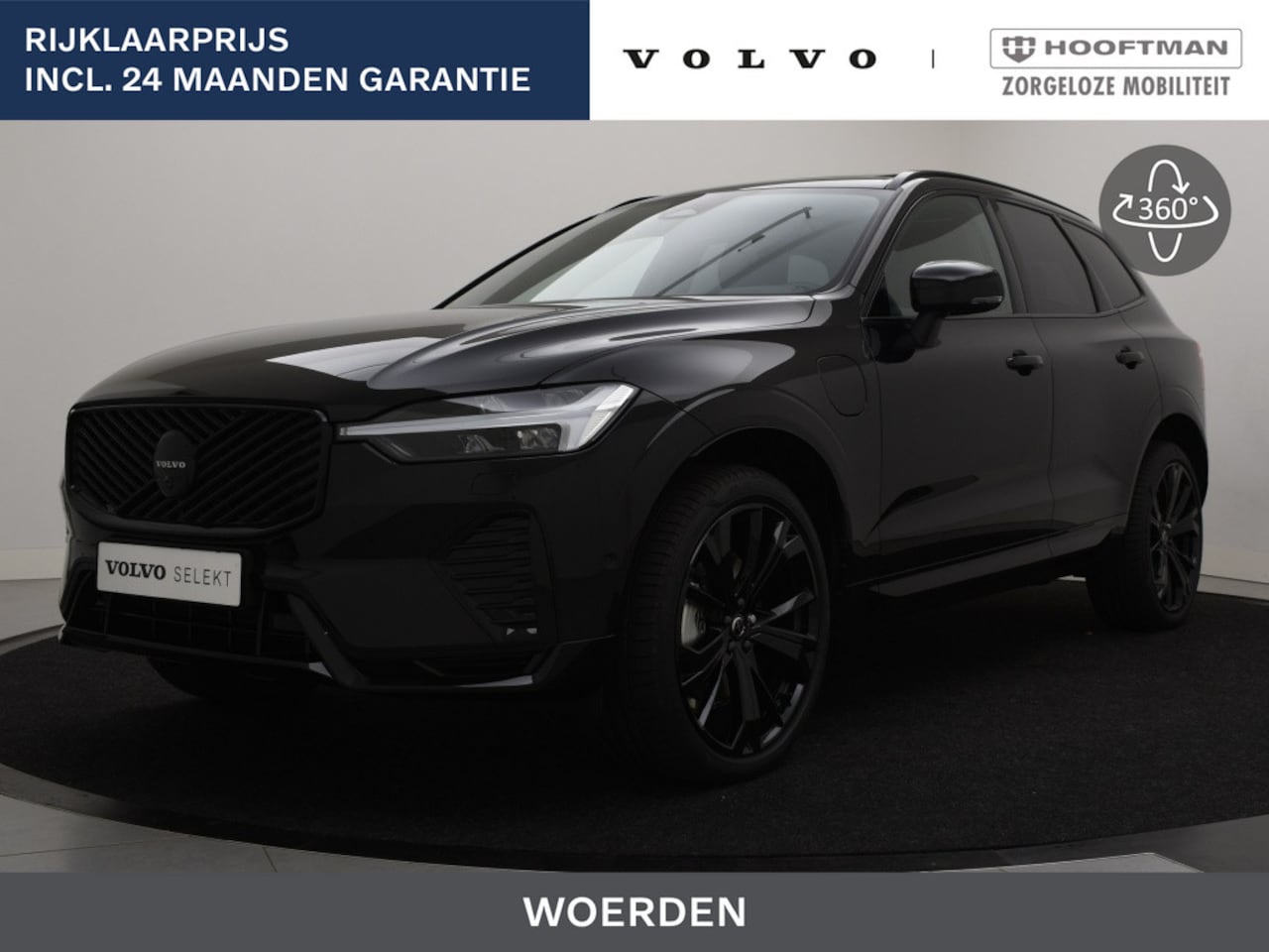 Volvo XC60 - T6 PLUG-IN HYBRID BLACK EDITION *NIEUW MODEL* 360GR CAM HEAD-UP - AutoWereld.nl