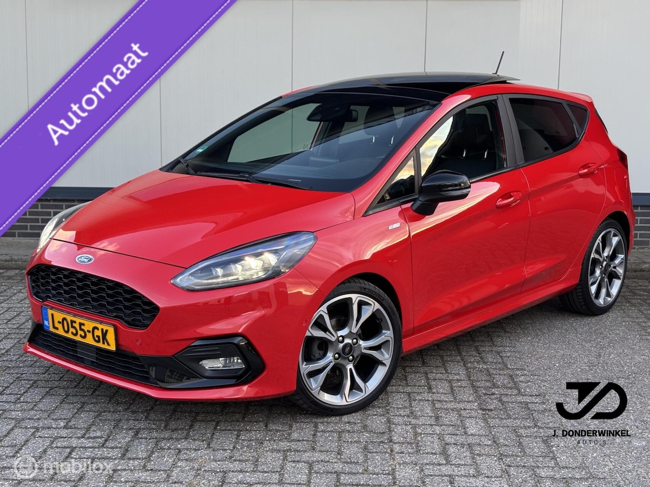 Ford Fiesta - 1.0 125PK AUTOMAAT PANO Leder camera RIJKLAAR - AutoWereld.nl