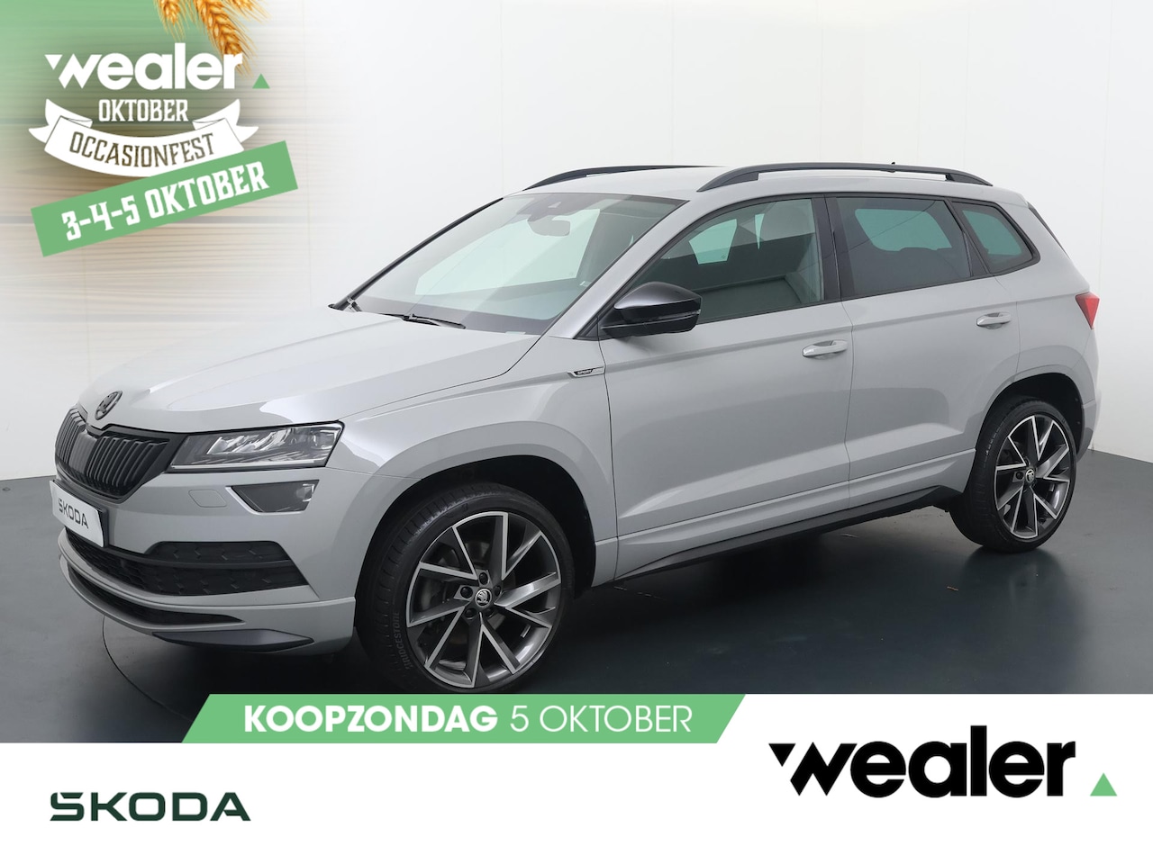 Skoda Karoq - 1.5 TSI ACT Sportline Business | 150 PK | Automaat | Adaptive cruise control | Navigatiesy - AutoWereld.nl