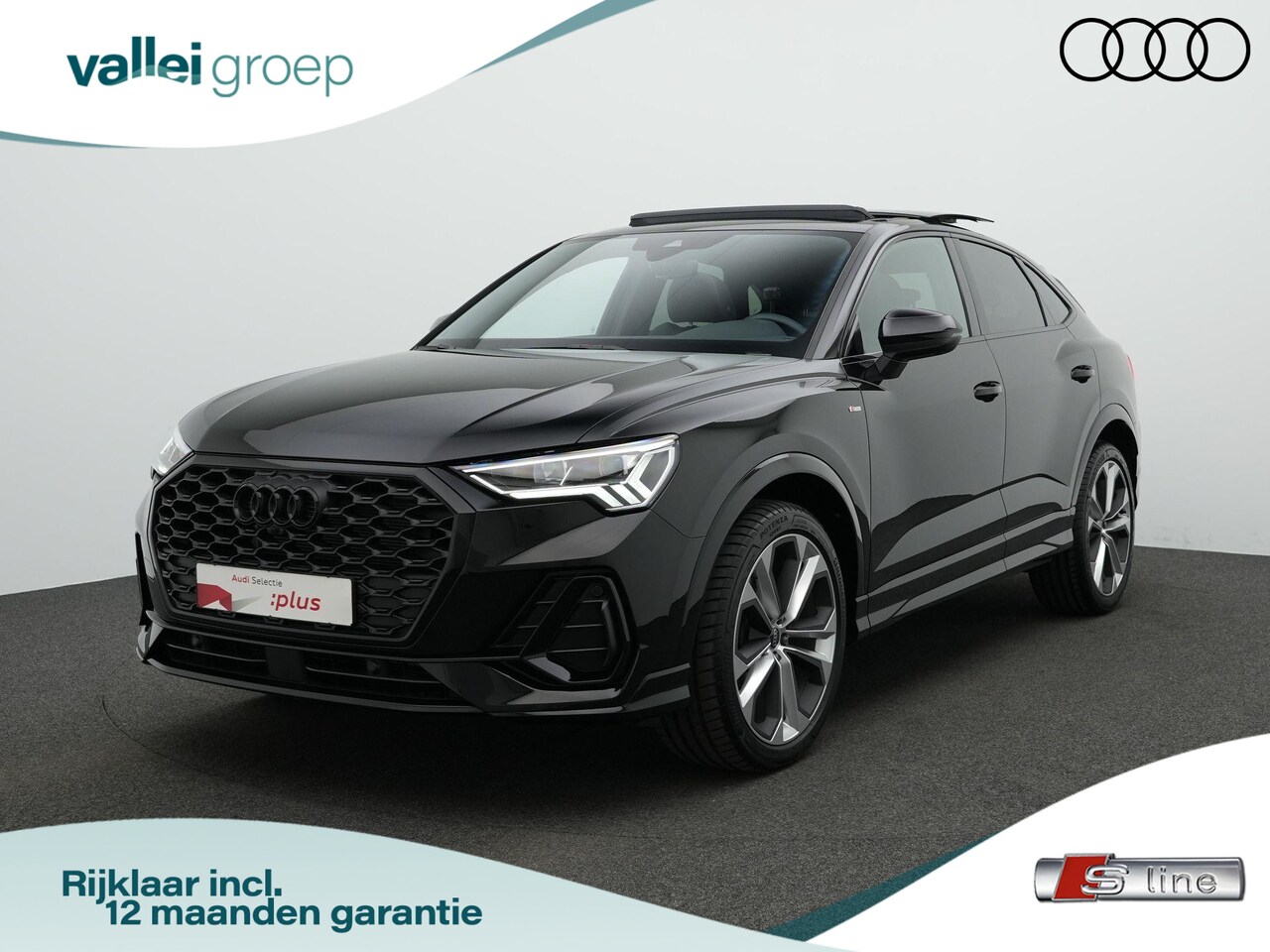 Audi Q3 Sportback - 35 TFSI 150 pk S-tronic S Edition Competition / S-Line | Panoramadak | Trekhaak | Standkac - AutoWereld.nl