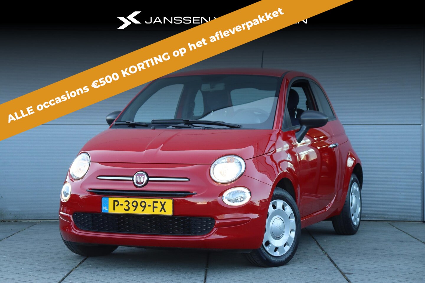 Fiat 500 - 1.0 Hybrid Cult / Airco / Cruise Control - AutoWereld.nl