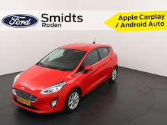 Ford Fiesta - EcoBoost Hybrid 125 pk Titanium | Clima | Cruise | Parkeersensoren | Groot scherm | Apple