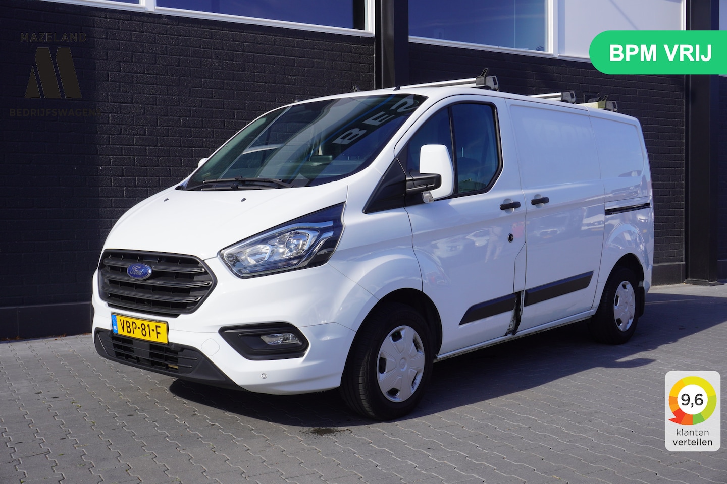 Ford Transit Custom - 2.0 TDCI EURO 6 - Airco - Navi - Cruise - Motor loopt niet goed € 6.900,- Excl. - AutoWereld.nl