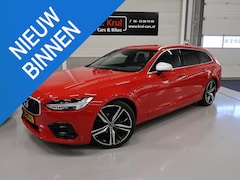 Volvo V90 - 2.0 D4 R-Design 2x R-Design Leer/Alcantara Sportstoelen Trekhaak 20 inch Sportvelgen NL-au