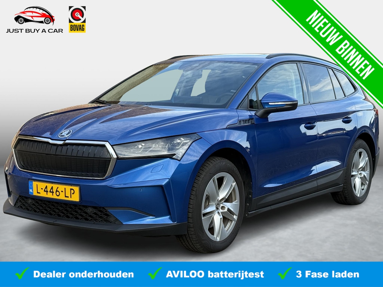 Skoda Enyaq iV - 60 SoH 90,5 / 3 Fase / Panoramadak / Full Options / Convenience-pakket Plus / Warmtepomp / - AutoWereld.nl
