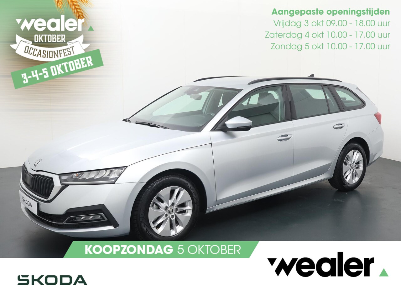 Skoda Octavia Combi - 1.5 e-TSI Business Edition | 150 PK | Automaat | Trekhaak | Navigatiesysteem Columbus | El - AutoWereld.nl