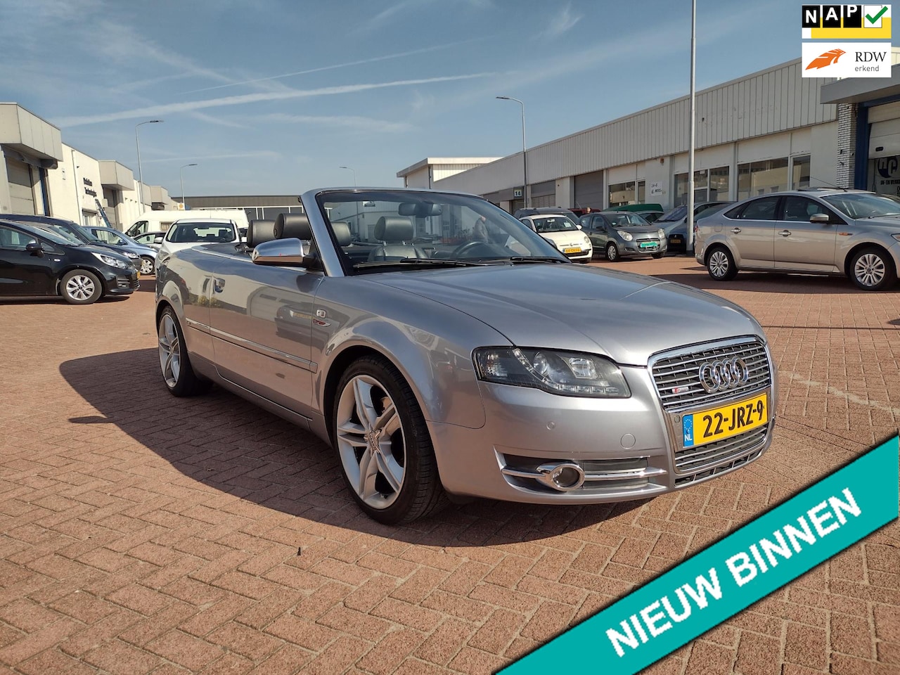 Audi A4 Cabriolet - 1.8 Turbo MOOIE AUTO BEL 0619590613 APK 07-05-2026 - AutoWereld.nl
