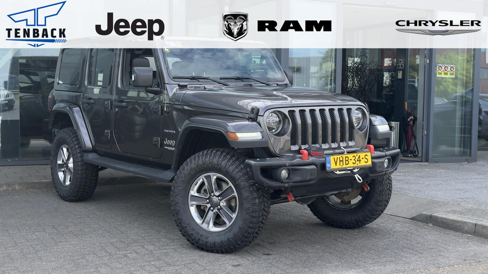 Jeep Wrangler - 2.2D Sahara 1e eig | Grijs kent ex btw | Rijdklaarprijs - AutoWereld.nl