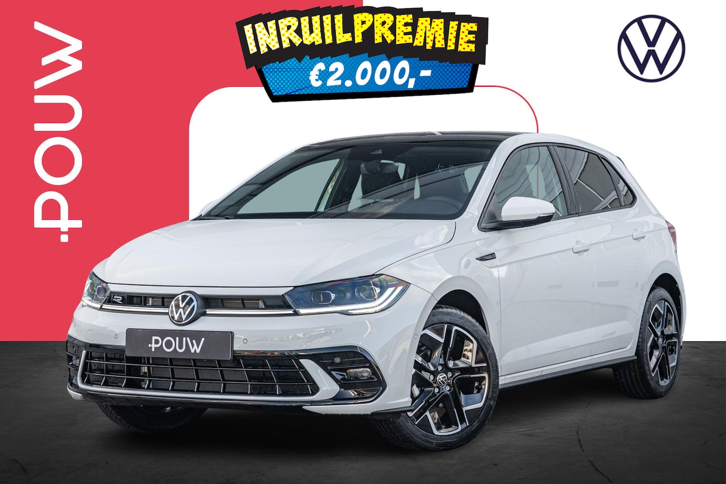 Volkswagen Polo - 1.0 TSI 95pk DSG R-Line Edition | LMV 17'' | Glazen Panoramadak - AutoWereld.nl