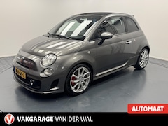 Fiat 500 C - 1.4i T-Jet 140PK Abarth Cabriolet Automaat-Carplay-Clima-Camera-Leder-Lm17''velgen-Parkeer