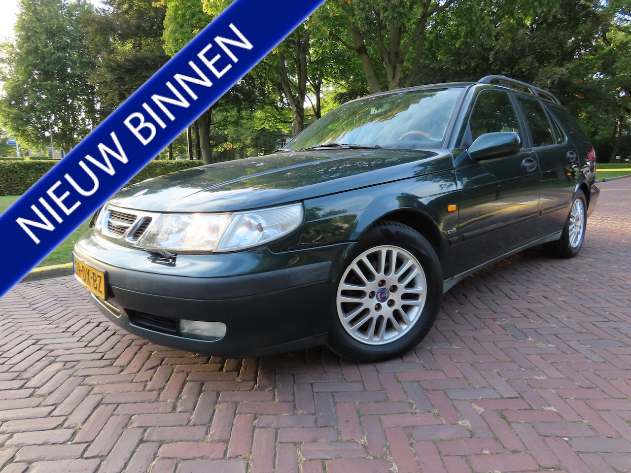 Saab 9-5 Estate - 3.0t V6 SE Griffin 200 PK Automaat Youngtimer Ecc Cruisecontrol Leer Stoelverwarming Stoel - AutoWereld.nl