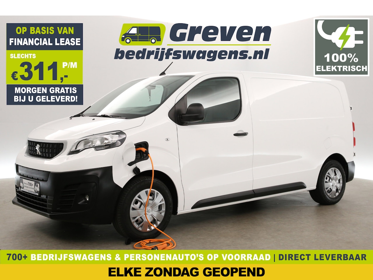 Peugeot e-Expert - L2H1 | 75 kWh | Elektrisch | EMISSIEVRIJE ZONE | Airco | Cruise | 3-Zits | Parkeersens. | - AutoWereld.nl