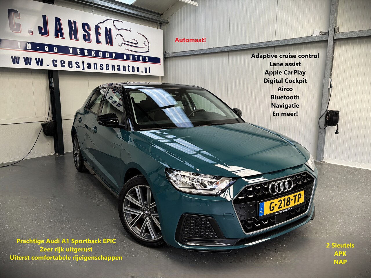 Audi A1 Sportback - 30 TFSI epic | Apple Carplay | Audi virtual cockpit | Cruise control adaptief - AutoWereld.nl