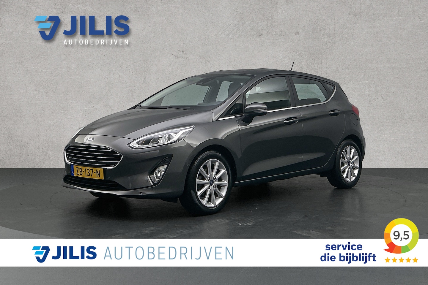 Ford Fiesta - 1.0 EcoBoost Titanium | Camera | Airco | Cruise control | Parkeersensoren | Navigatie - AutoWereld.nl