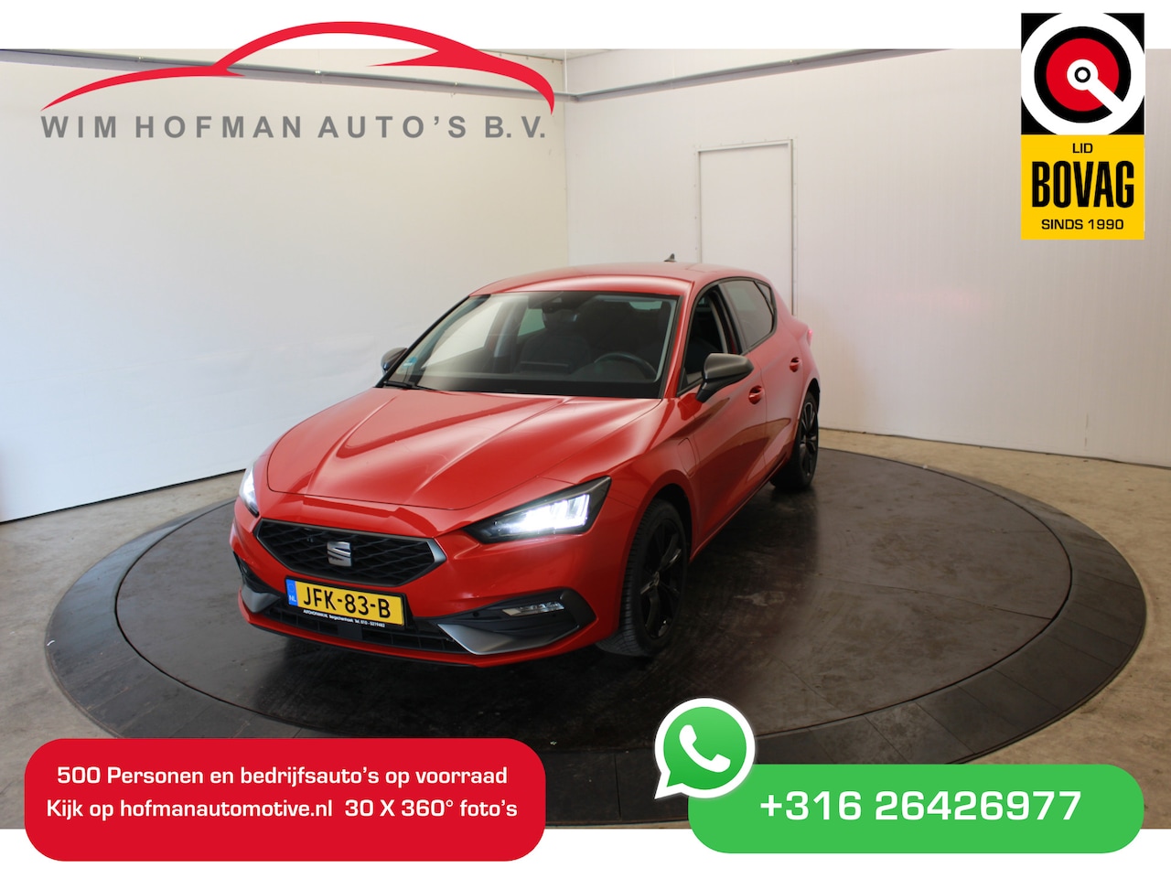 SEAT Leon - 1.4 TSI eHybrid PHEV FR Business Intense All Season Banden Navi Adep Cruis - AutoWereld.nl